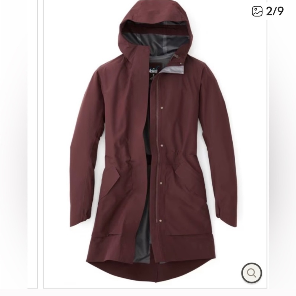 Women's Brown Waterproof Jacke